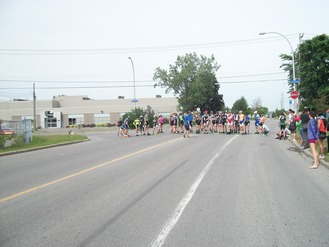 Départ de la course